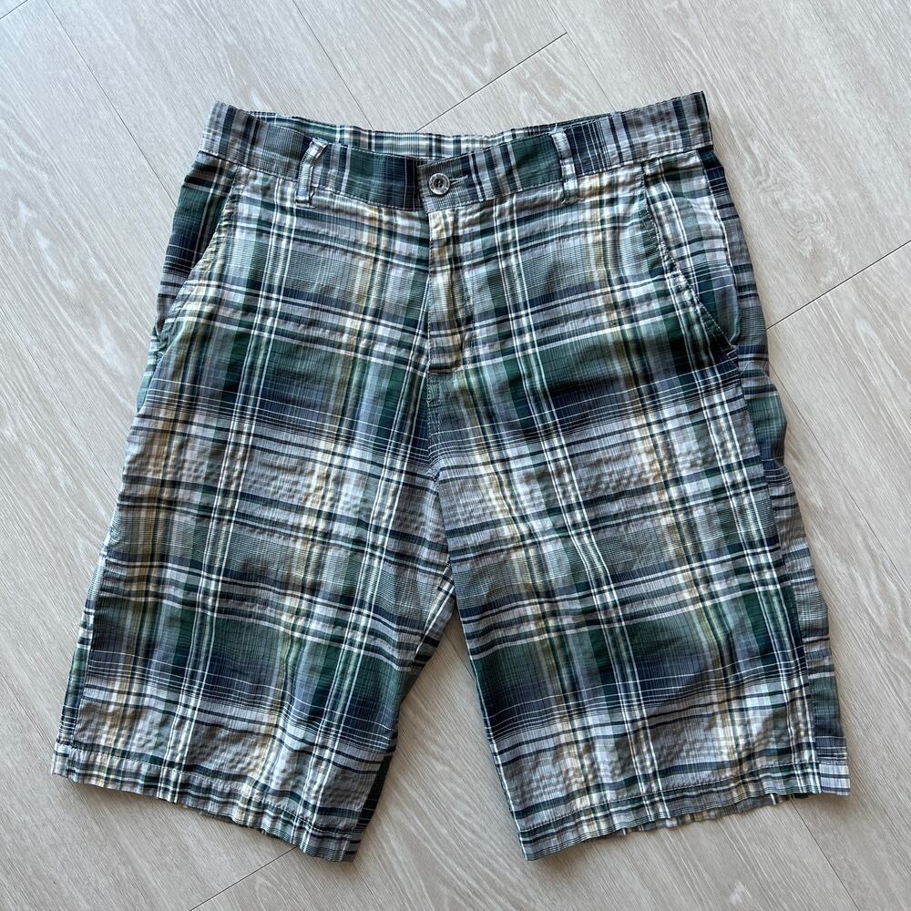 Vercho Shorts Mens Size 32 Plaid Casual Summer